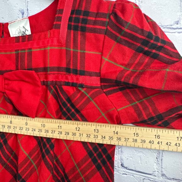 Disney Store Minnie Mouse Long Sleeve Christmas Nightgown Pajama Girl Med 7/8 - Picture 9 of 10